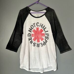 Torrid Black and White Graphic Long Sleeve Tee